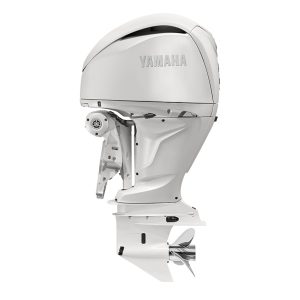 Yamaha 350hp White DEC Outboard | Digital Electronic Controls, 25" Shaft, Counter Rotation | LF350XSA2